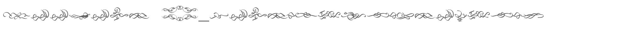 Sample characters Seekers Font